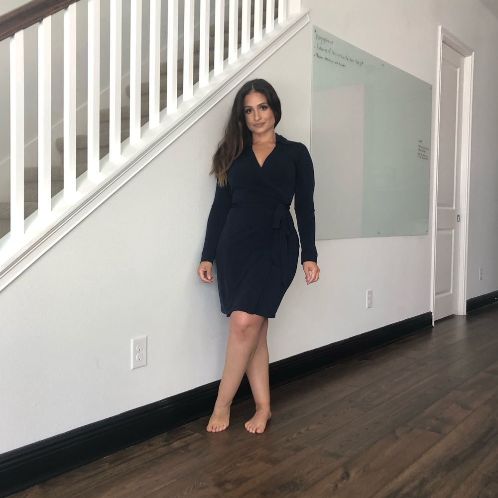 Calvin Klein Wrapped Dress